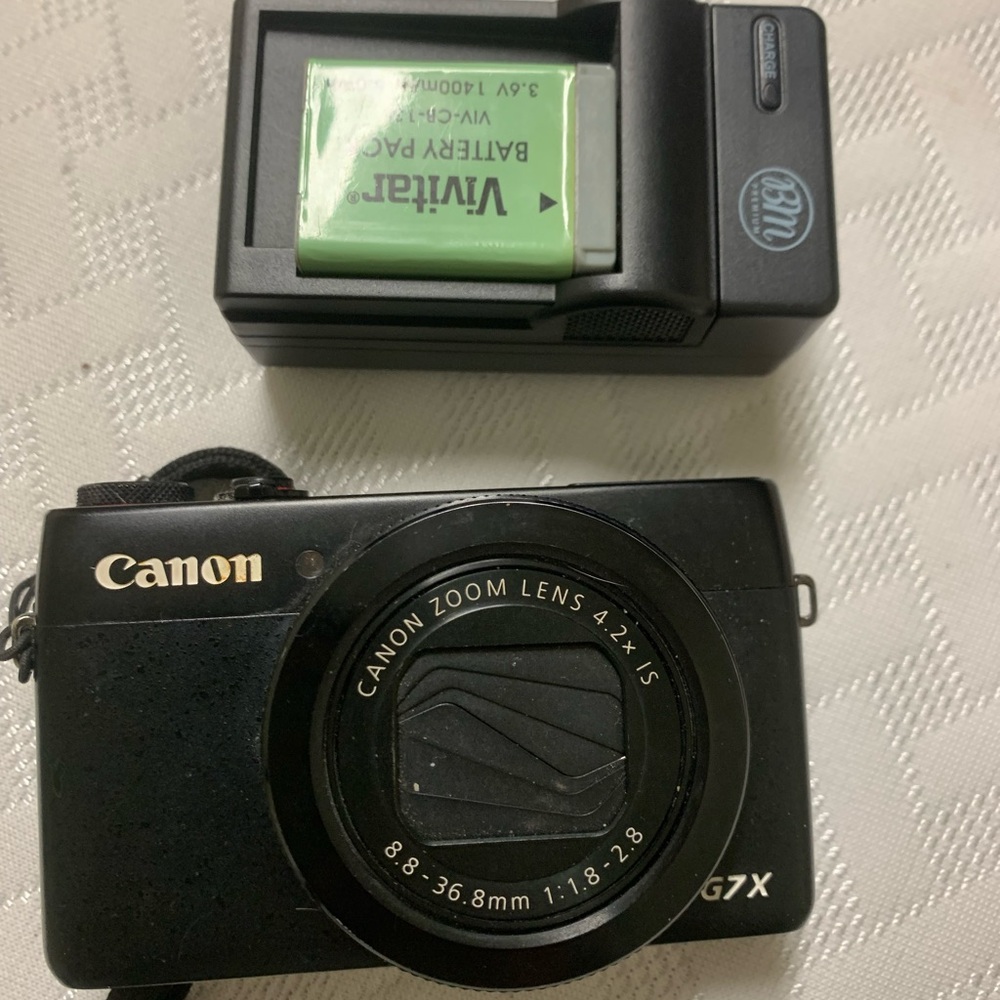 Canon G7X Powershot Digital Camera Optical Zoom 4.2x 20.3 mp